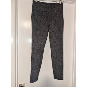 Athleta Stellar (?) pants leggings sz Med tweed-like